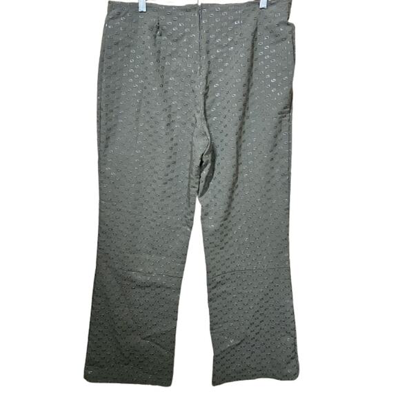 Vintage Hunter Green Textured Pants Size 2XL - Picture 2 of 4